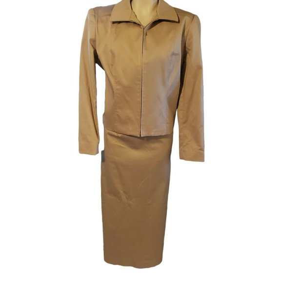 Pendleton 2 pc Jacket Pant Suit Women's Size 16 Soft Cotton Blend Y2K - Picture 11 of 12